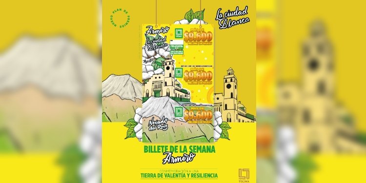 Lotería del Tolima Lanza Billete en Homenaje a las Víctimas de la Avalancha de Armero