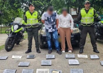 Cerca de 20 kg de droga fueron incautados en vías del municipio de Saldaña 