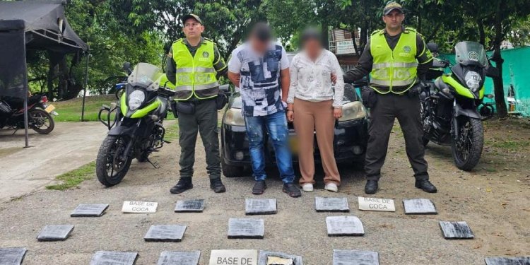 Cerca de 20 kg de droga fueron incautados en vías del municipio de Saldaña 