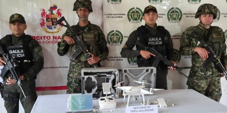 Ejército incautó dron utilizado para inteligencia delictiva del Grupo Armado Residual ‘Frente Ismael Ruiz’