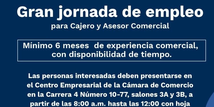Importante tienda de Ibagué tiene 50 vacantes de empleo