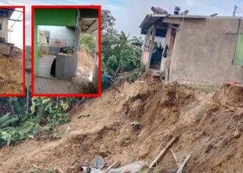 Familia pide colaboración para reconstruir su casa afectada por un deslizamiento de tierra