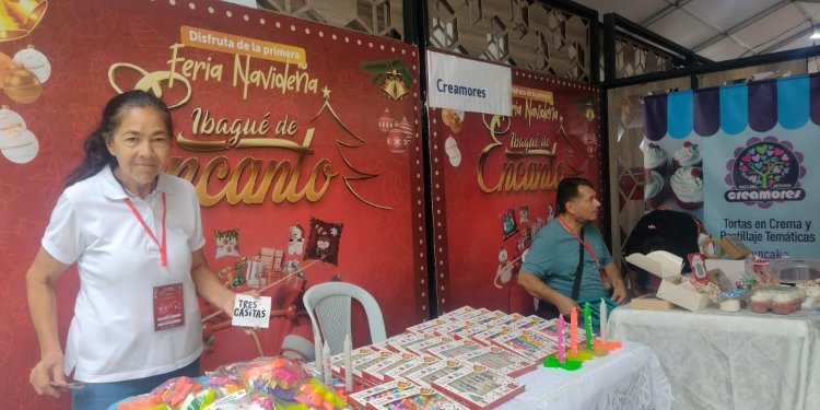 ‘Ibagué de Encanto’ la feria de emprendedores con todos los productos para Navidad que se realiza frente a la Alcaldía