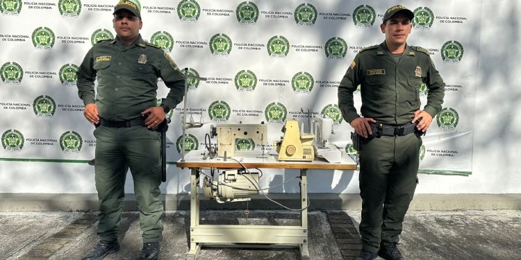 Policía de Ibagué recuperó máquinas de coser que fueron hurtadas en una vivienda en el barrio Jazmín