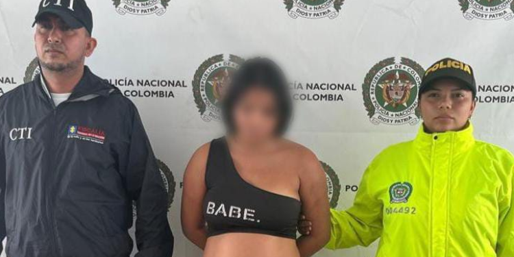 Alias Mariana fue detenida por la policía en el municipio de Honda 