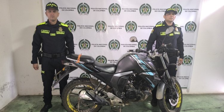 Recuperada en el sector de El Salado moto que había sido hurtada en el Cañón del Combeima