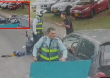 Pelea entre agentes de tránsito y ciudadanos, dejó un capturado, y dos servidores heridos