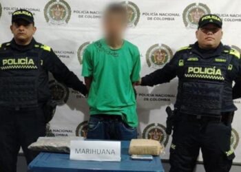 Una persona detenida y un kilo de marihuana incautada dejan operativos de la policía en Saldaña 