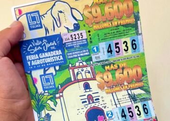 Lotería de Tolima saca billete conmemorativo de la Feria Ganadera de Valle de San Juan 