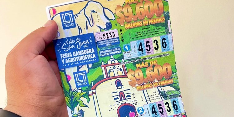 Lotería de Tolima saca billete conmemorativo de la Feria Ganadera de Valle de San Juan 