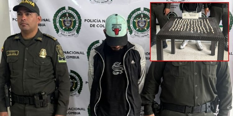 Capturado alias ‘Pastor’ con estupefacientes, más de 200 dosis de basuco en Cajamarca