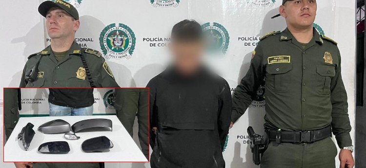 Policía recuperó elementos hurtados a un vehículo que estaba en un centro comercial