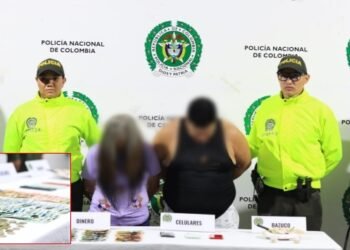Madre e hijo fueron capturados señalados de comercializar estupefacientes