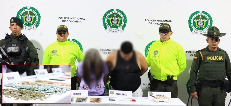 Madre e hijo fueron capturados señalados de comercializar estupefacientes