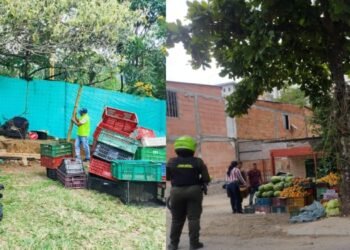 Vendedores de frutas de la calle 103 con avenida Ambalá fue retirado del lugar por ocupar el espacio público