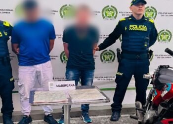 Policía de Ibagué capturó a cuatro hombres transportando más de dos kilos de marihuana