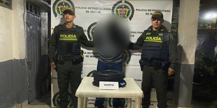 Detenido intentando sustraer dos rollos de alambre en un furgón en un almacén de cadena