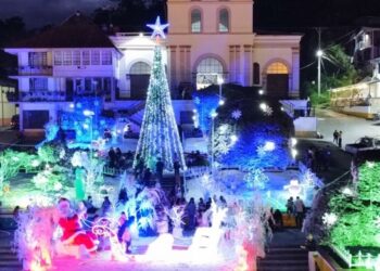 Decoración navideña y alumbrado en Casabianca llama la atención de los tolimenses