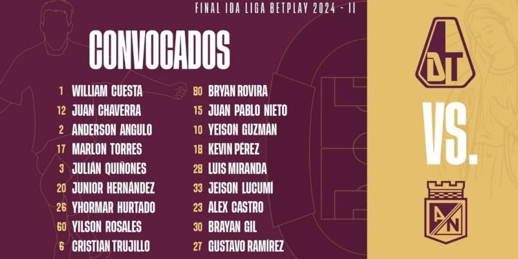 Deportes Tolima dio a conocer a sus 18 “Guerreros Pijaos”