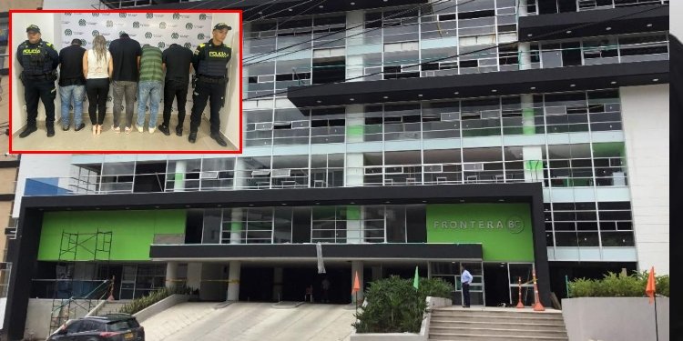 Cuatro hombres  y una mujer fueron capturados  señalados de agredir a vigilantes en el Conjunto Frontera