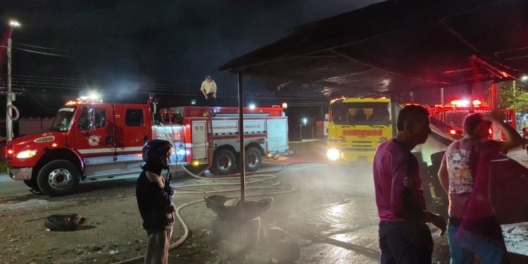 Incendio estructural en La Ceiba, sector de El Salado fue atendido por los Bomberos