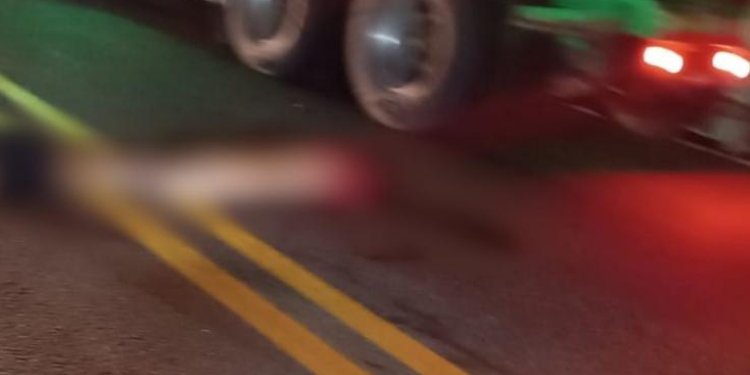 Peatón falleció arrollado por un vehículo en la vía a Alvarado