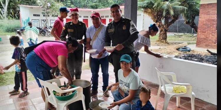 Policía comunitaria recuperó salón comunal y escuelita de una vereda en Saldaña 