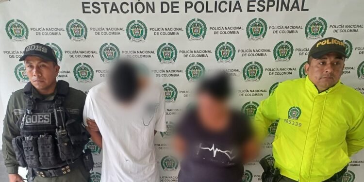 Dos personas detenidas y un menor aprehendido, dejan operativos de la Policía en El Espinal