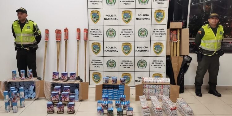 Más de 2 mil kilos de pólvora han sido incautados en el Tolima este diciembre