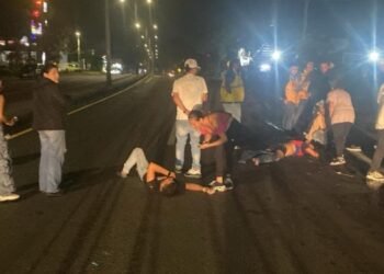 Conductor en estado de embriaguez, arrolló a seis peatones frente al bar Estancomodos