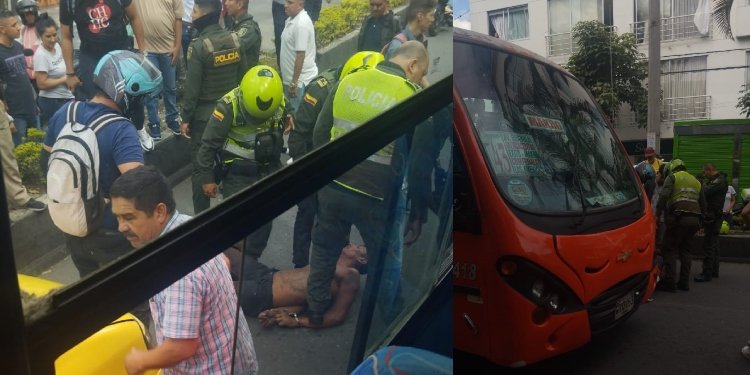 Habitante en condición de calle golpeó a una mujer en pleno Centro de Ibagué, además subió a una buseta a agredir a los pasajeros