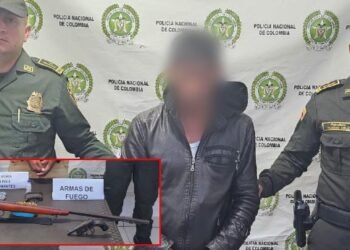 Un hombre fue detenido con dos armas de fuego en Rioblanco 