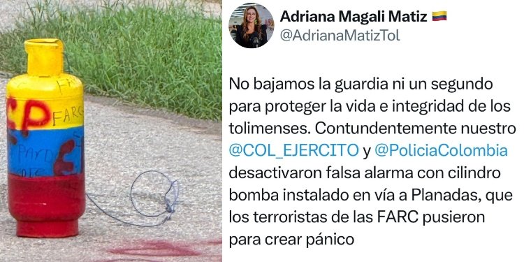 Ejército descartó posible atentado cilindro bomba en la vía Ataco – Planadas 
