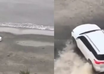 Turista desata polémica al conducir camioneta en playa de Santa Marta: autoridades toman medidas