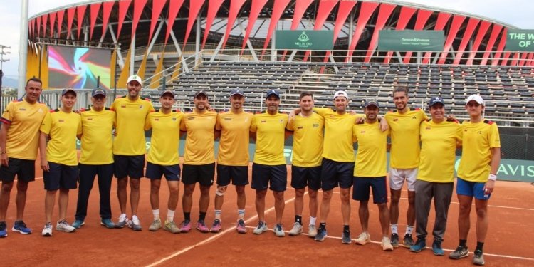 ¡Se acabó la espera¡ Equipo Colombia Colsanitas y Barbados están listos para medirse por los play-offs de la Copa Davis