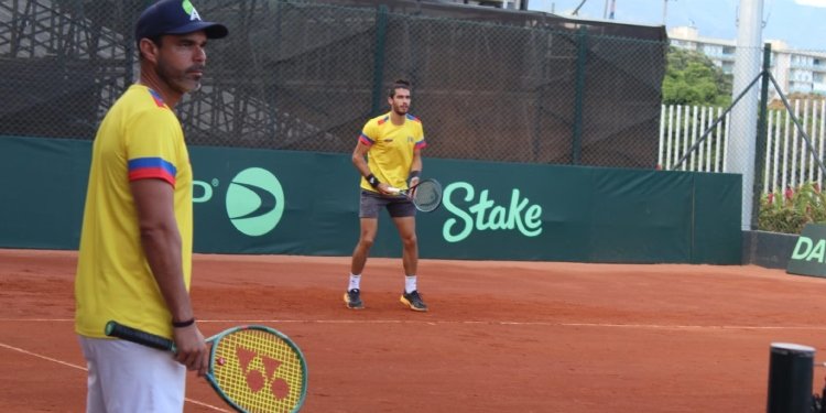 Selección Colombia ya entrena en Ibagué para la Copa Davis 2025