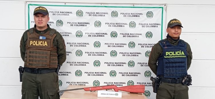 Incautan escopeta artesanal en Casabiancaen medio de operativos de vigilancia