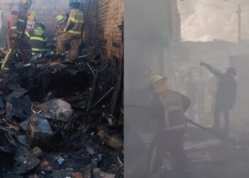 Tragedia en Soacha: Incendio consume viviendas y deja dos niños fallecidos
