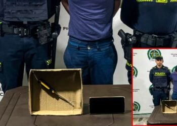 Sujeto fue capturado cuando intentaba huir en un taxi luego de cometer un hurto