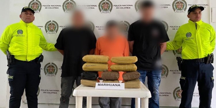 Capturado sujeto con 525 dosis de marihuana en el barrio Cerro Gordo