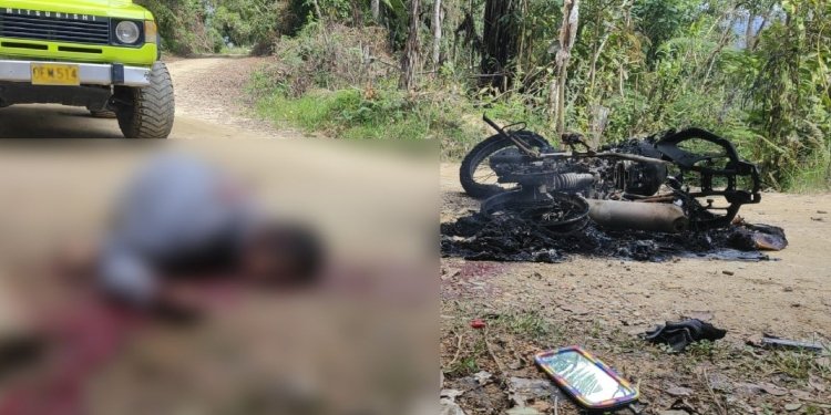 Dos hombres fueron asesinados con armas de fuego en la vía a Santa Elena en Roncesvalles
