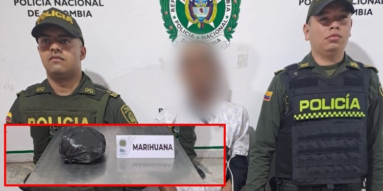 Capturado sujeto con 525 dosis de marihuana en el barrio Cerro Gordo