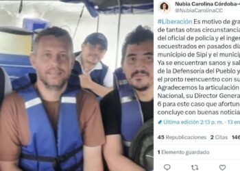 Liberaron al intendente de la Policía tolimense y al arquitecto que había secuestrado el ELN