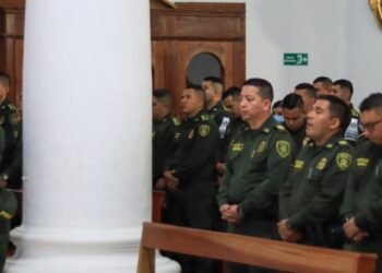 Con eucaristía le rindieron homenaje a los policías víctimas hace seis años de atentado terrorista en la Escuela General Santander