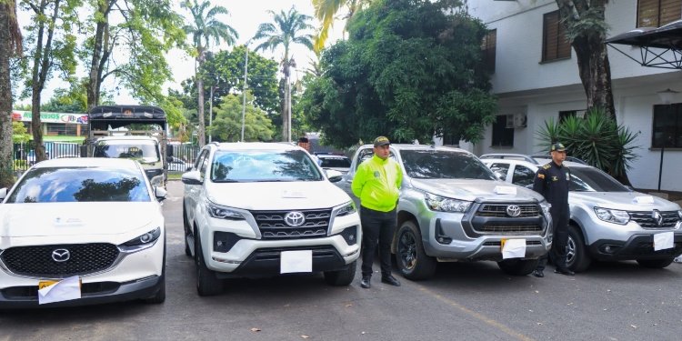 La Policía Metropolitana recuperó cuatro vehículos que habían sido hurtados en diferentes ciudades del país