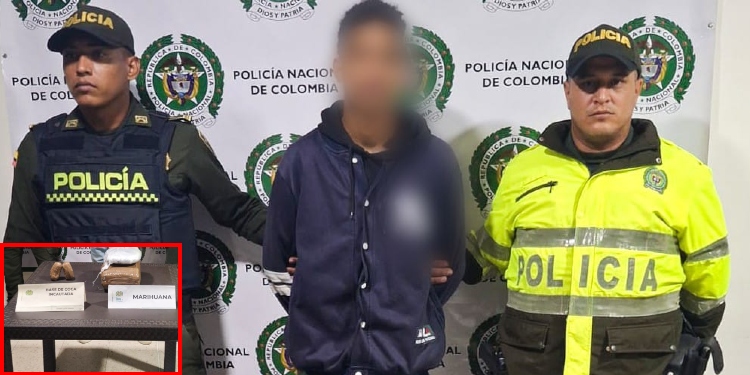 Detenido extranjero cuando viajaba en un bus con más de dos kilos de marihuana y cocaína