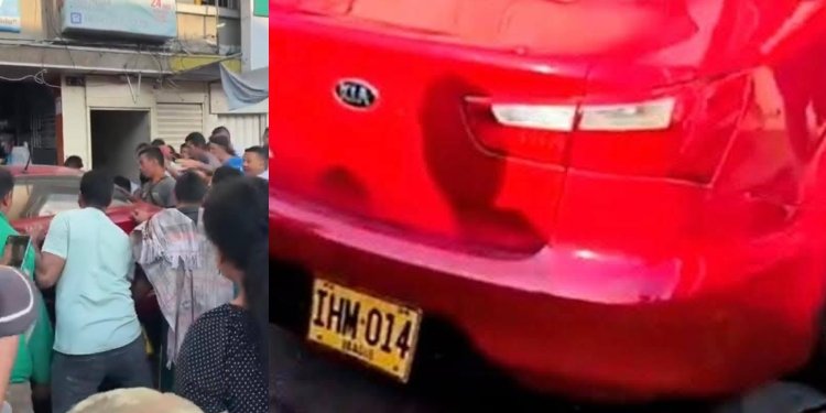 Dos mujeres lesionadas en accidente ocurrido en el sector de la Plaza de La 21