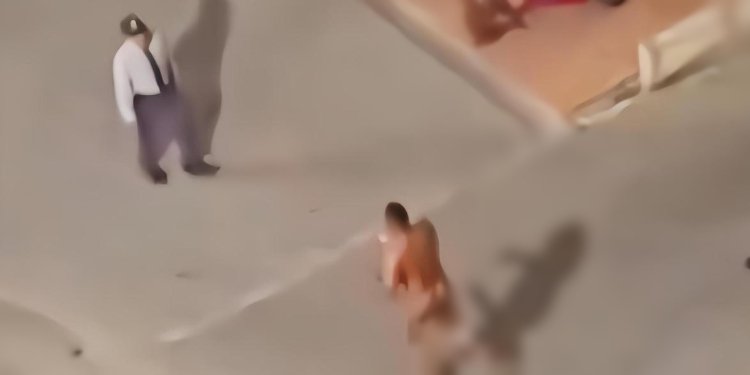 Desnudo y ebrio, hombre desata caos en Barranquilla