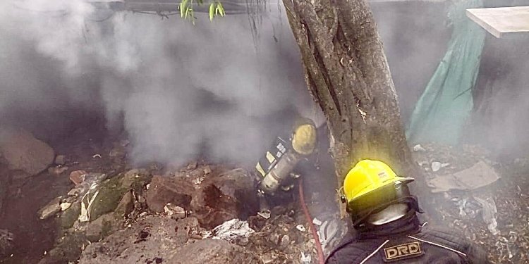 Habitante en condición de calle provocó incendio al quemar unas llantas