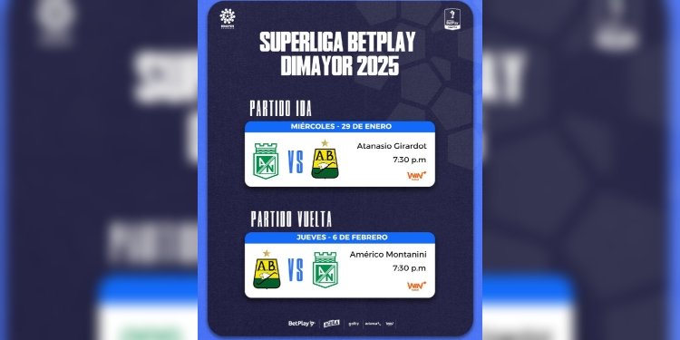 Listas las fechas para conocer al supercampeón de Colombia